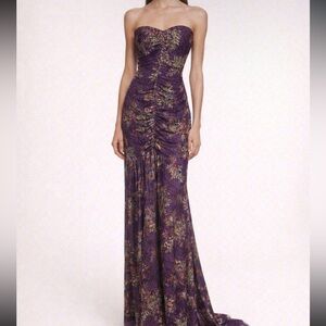 Laundry by Shelly Segal Purple Floral Lace Mermaid Maxi Dress Size 6
Fairycore